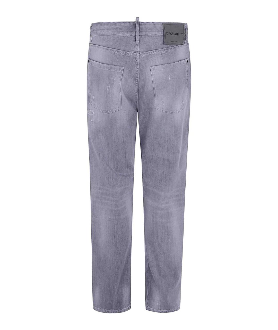 DSQUARED2 Серые хлопковые джинсы, фото 2