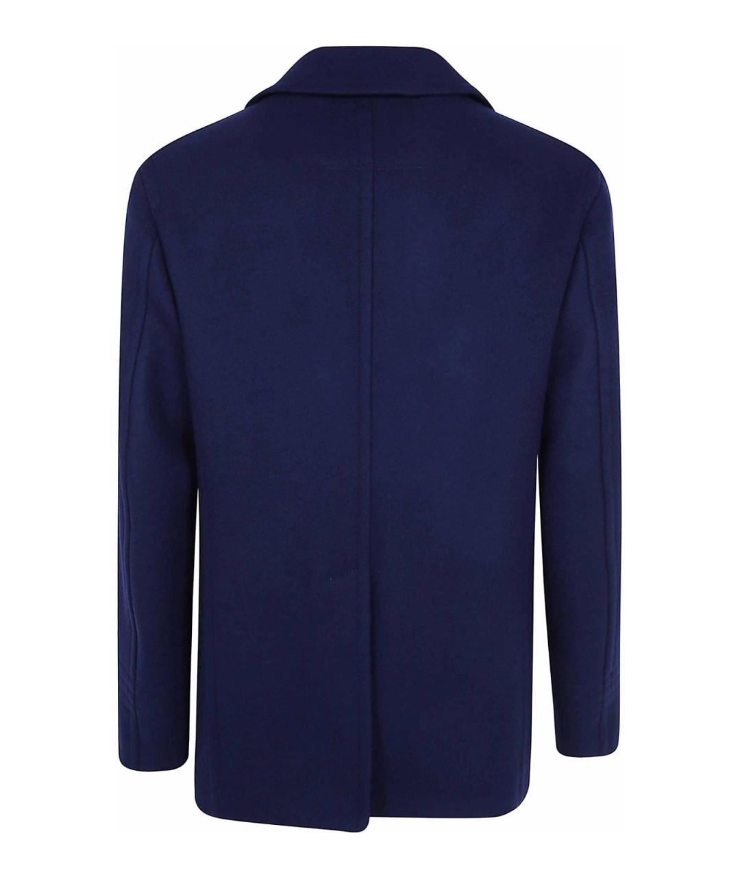 TOM FORD Синее шерстяное пальто, фото 2