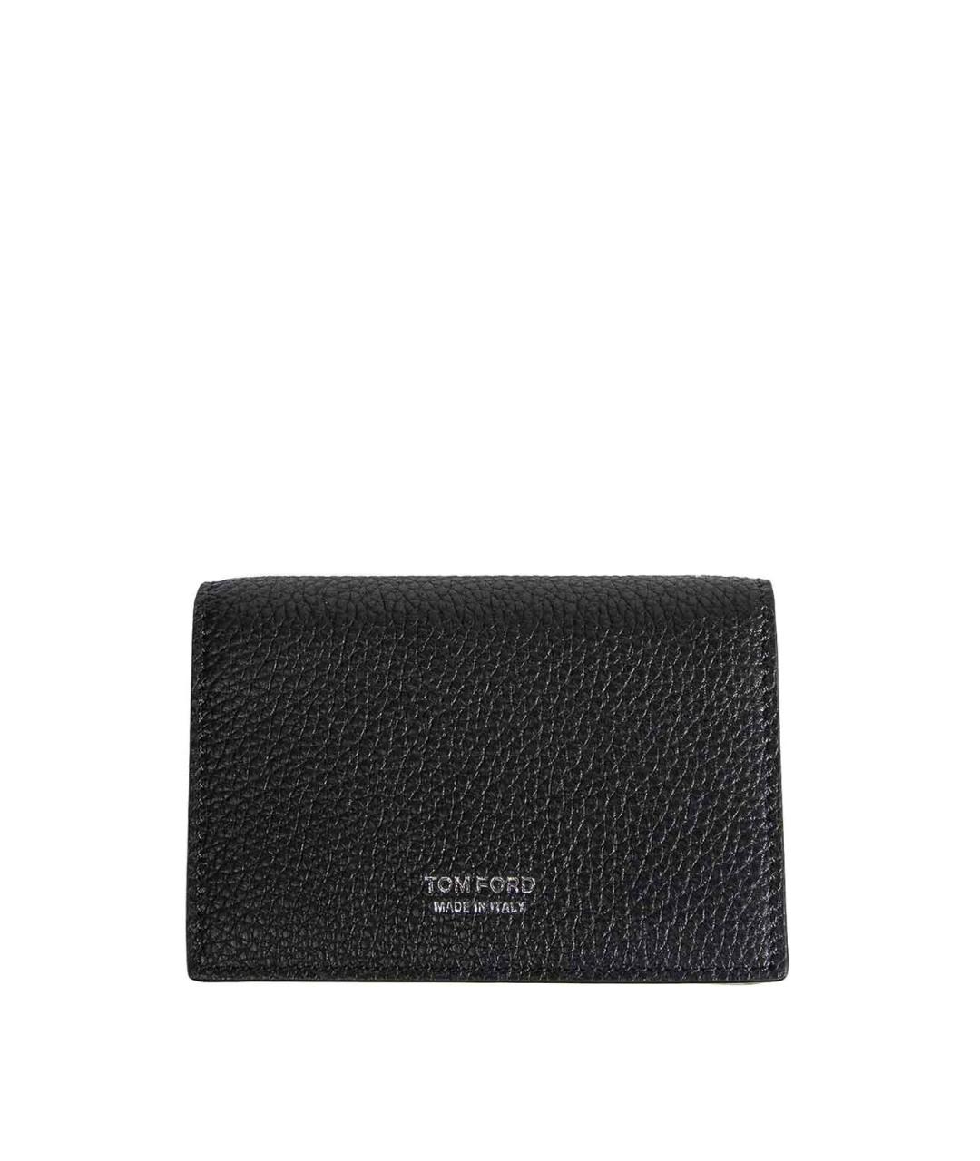 TOM FORD Черный кожаный кошелек, фото 3