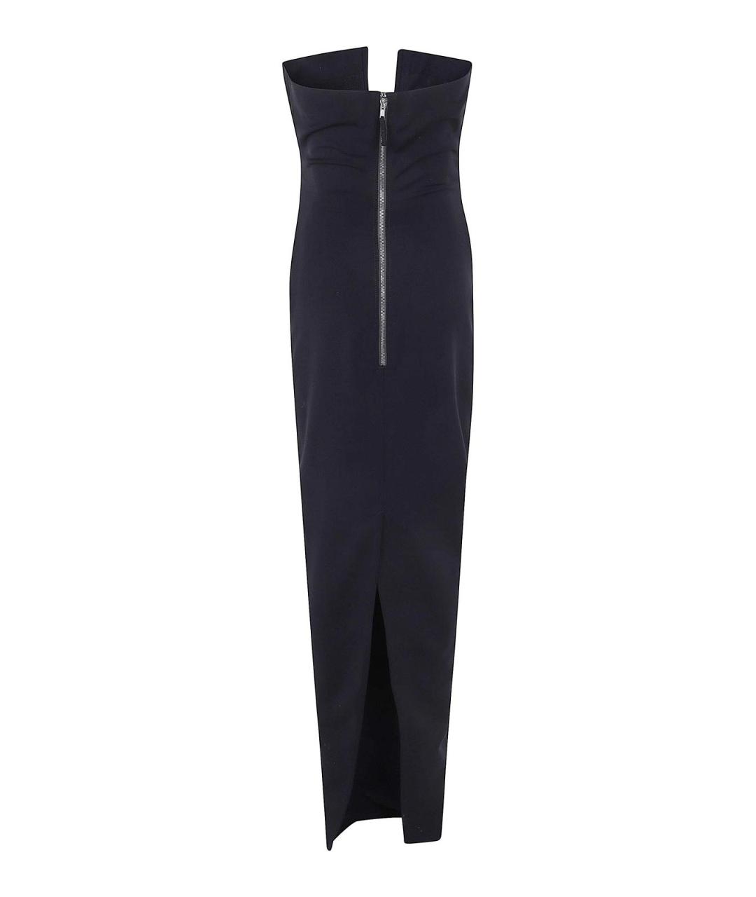 RICK OWENS Черное шерстяное вечернее платье, фото 2