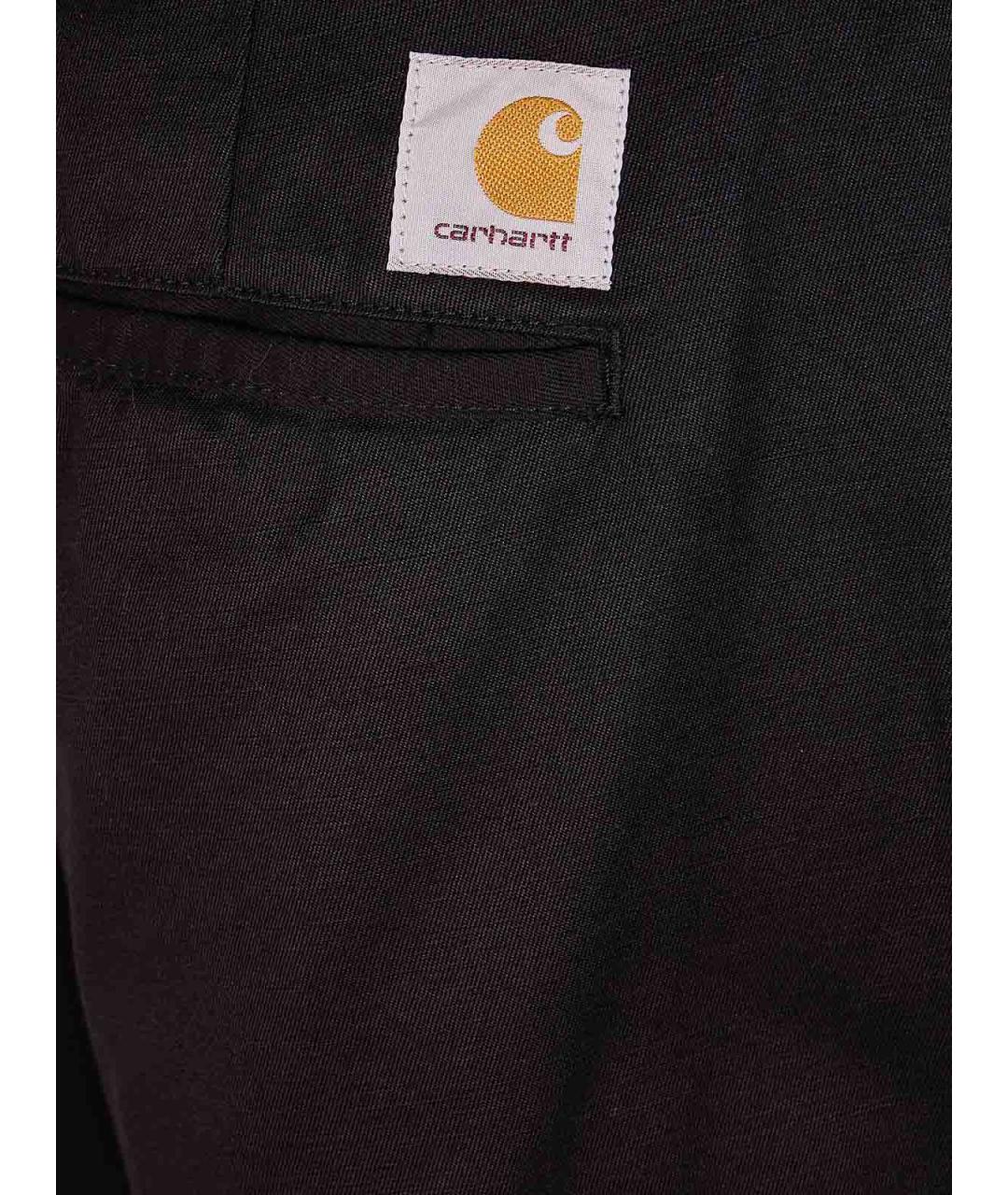 CARHARTT Черные хлопковые прямые джинсы, фото 3