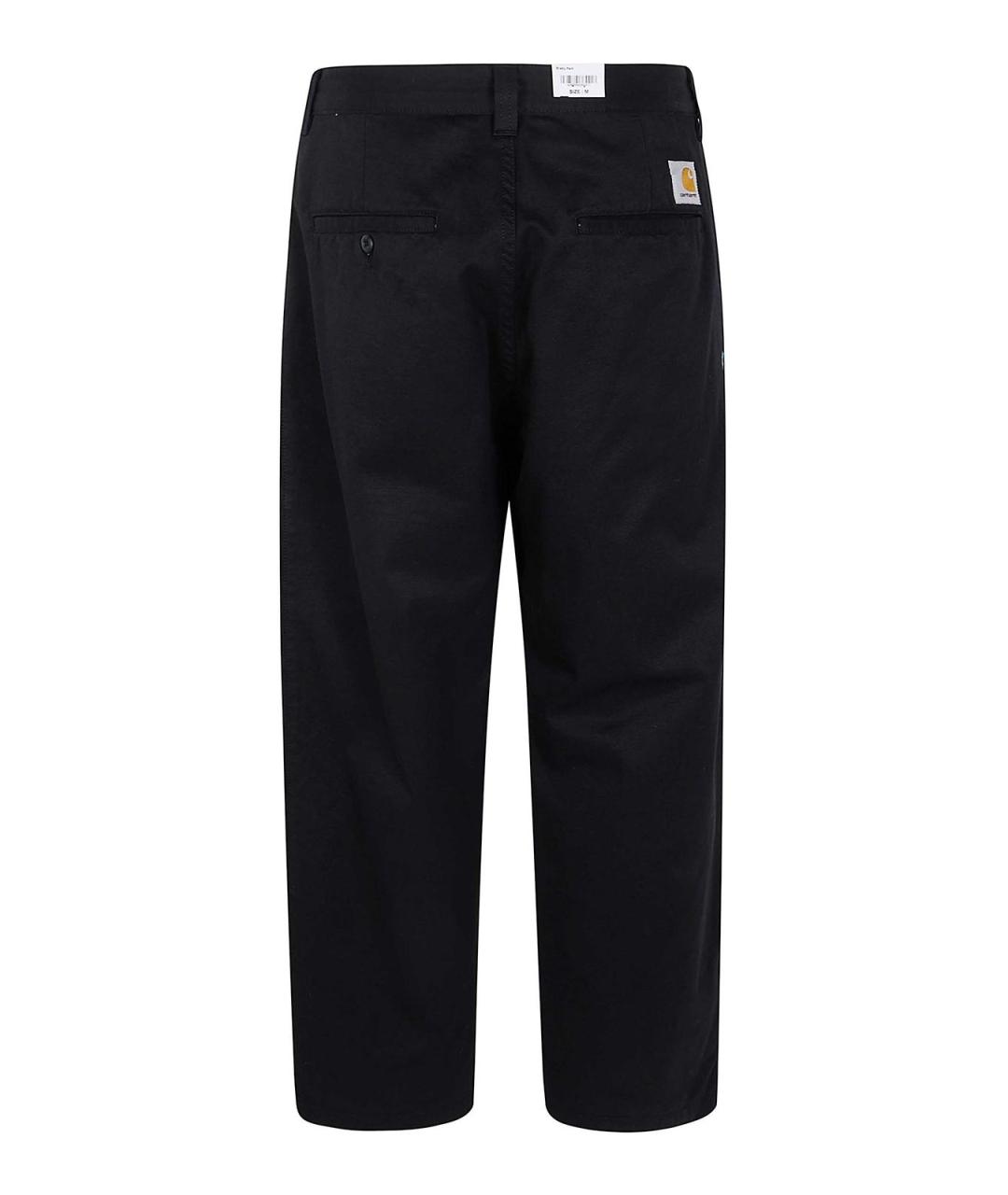 CARHARTT Черные хлопковые прямые джинсы, фото 2