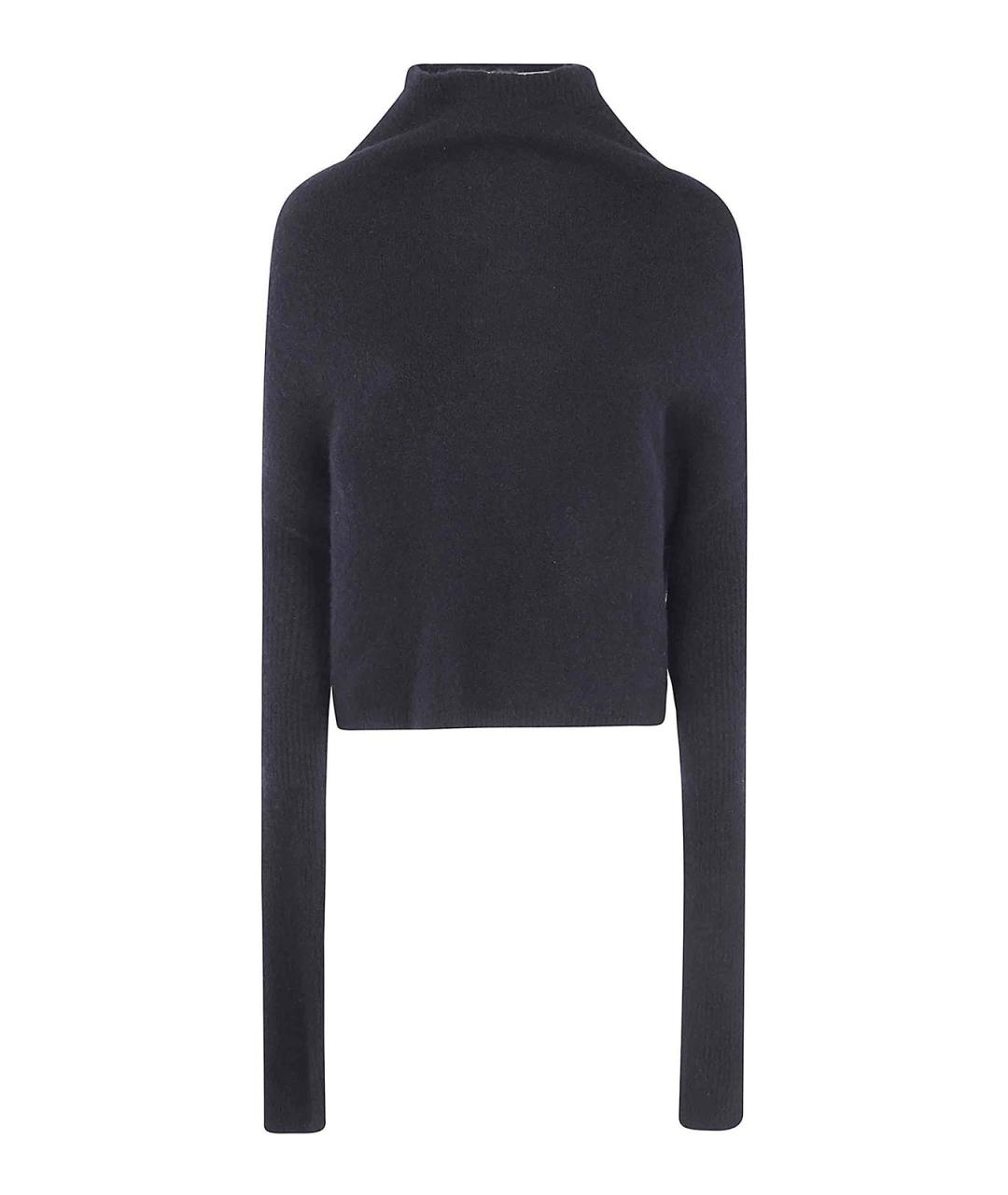 RICK OWENS Черная кашемировая водолазка, фото 1