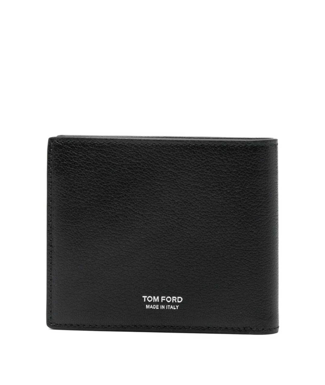 TOM FORD Черный кожаный кошелек, фото 3