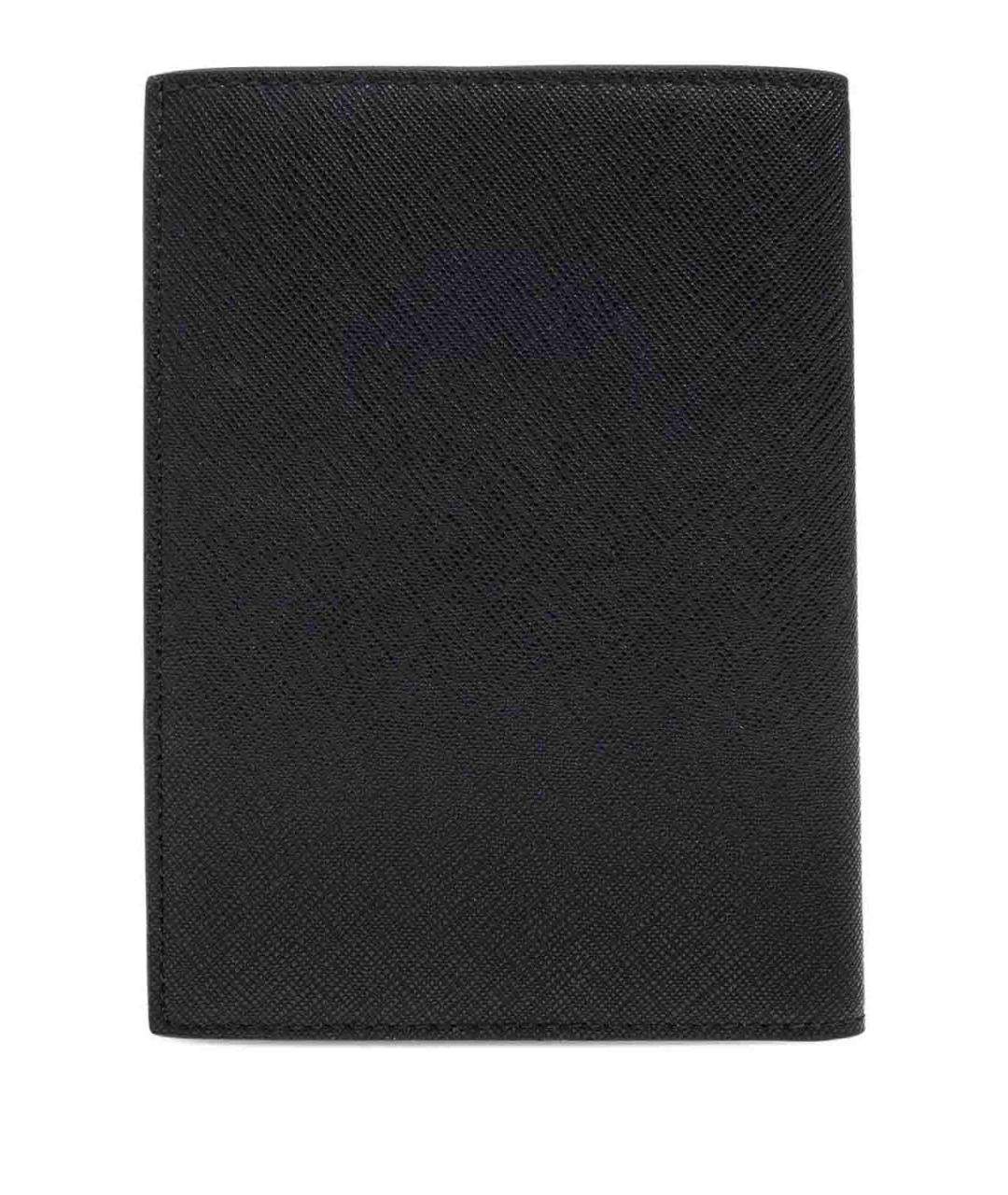 EMPORIO ARMANI Черный кошелек из искусственной кожи, фото 2