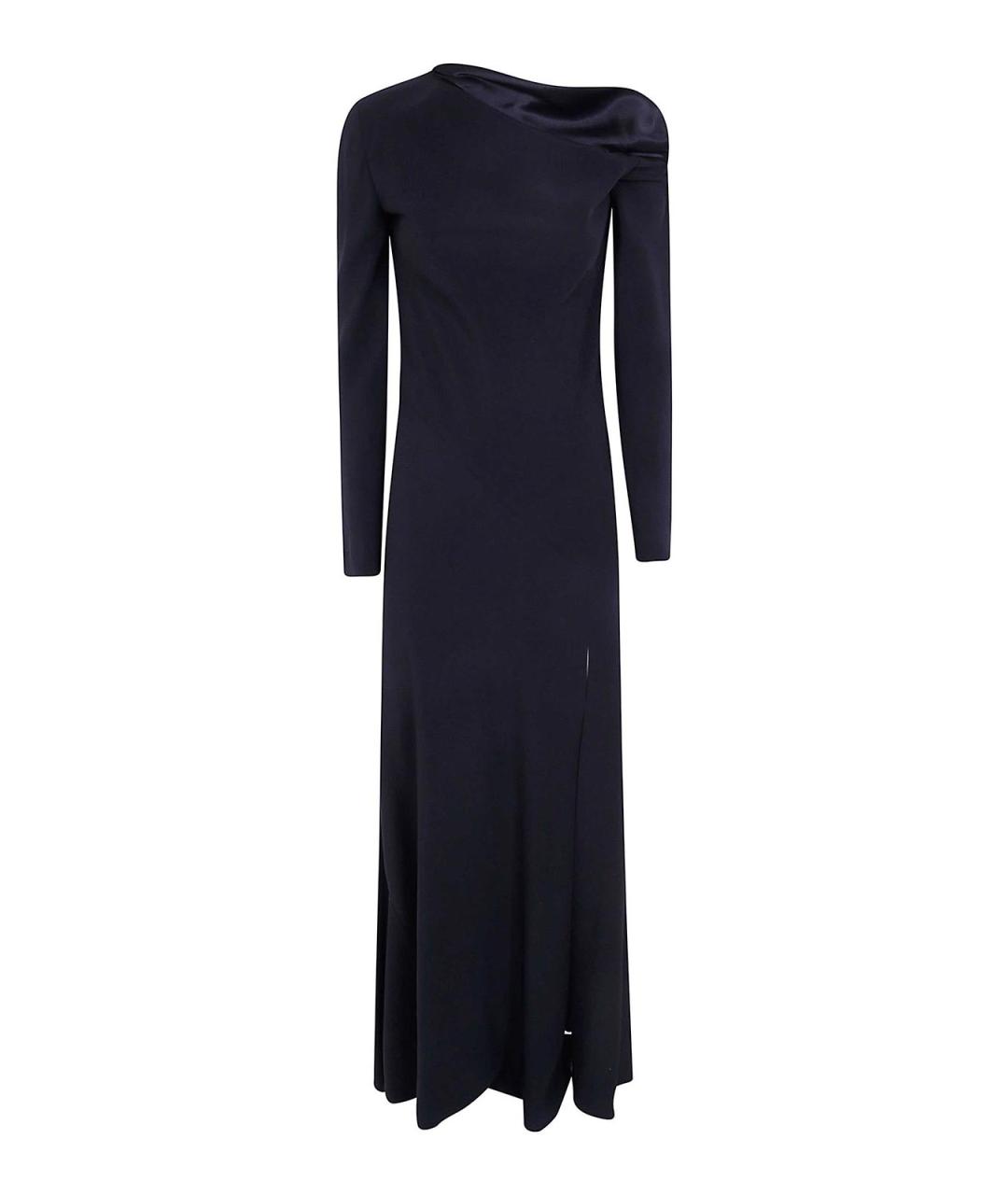ALBERTA FERRETTI Черное вискозное платье, фото 1