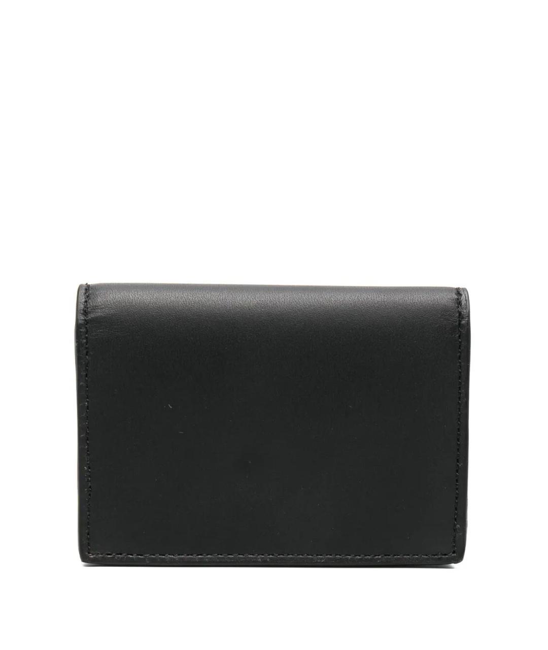 PAUL SMITH Черный кожаный кошелек, фото 2