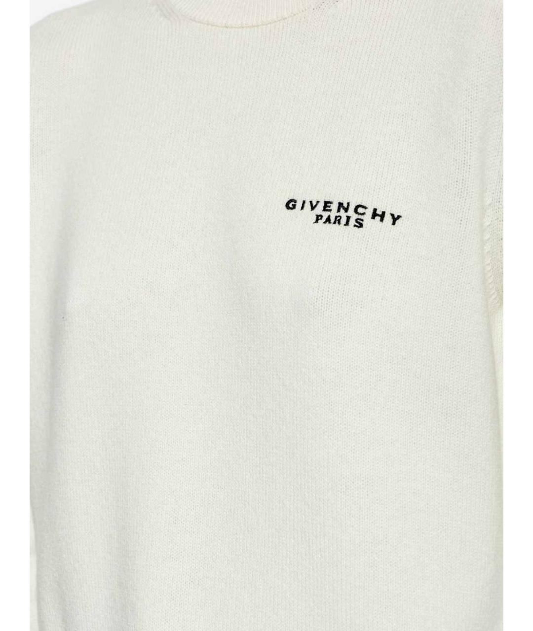 GIVENCHY Белый кашемировый джемпер / свитер, фото 5