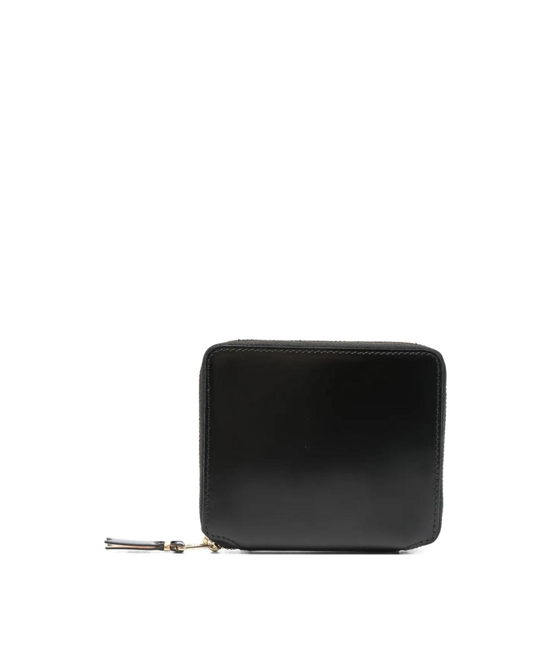 COMME DES GARÇONS Черный кожаный кошелек, фото 1