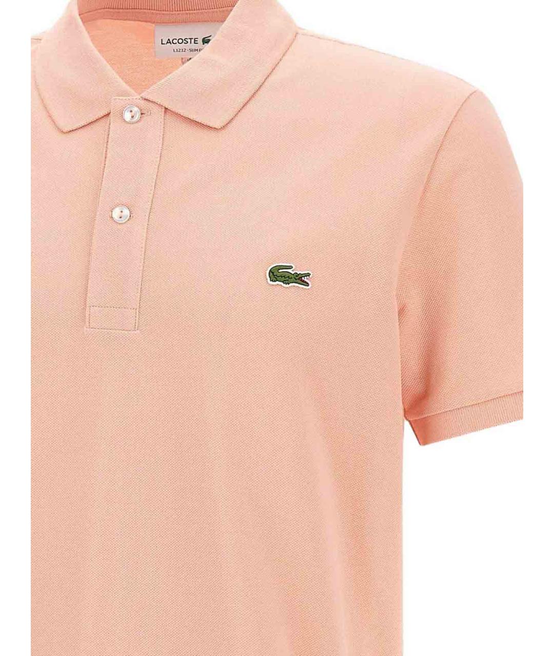 LACOSTE Оранжевое поло с коротким рукавом, фото 5