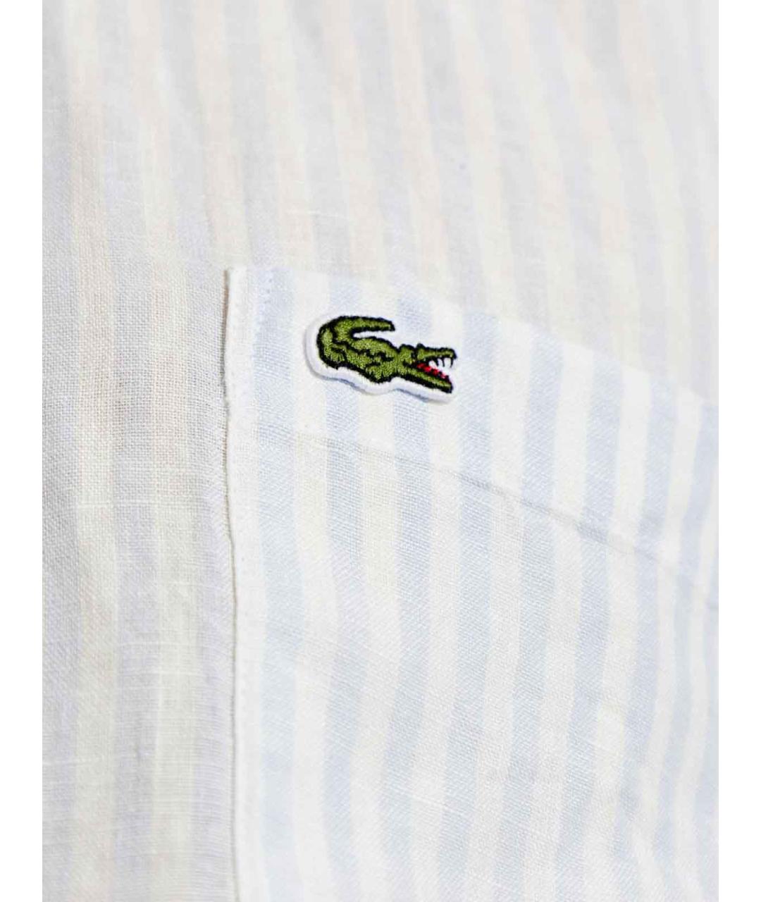 LACOSTE Мульти льняная кэжуал рубашка, фото 2