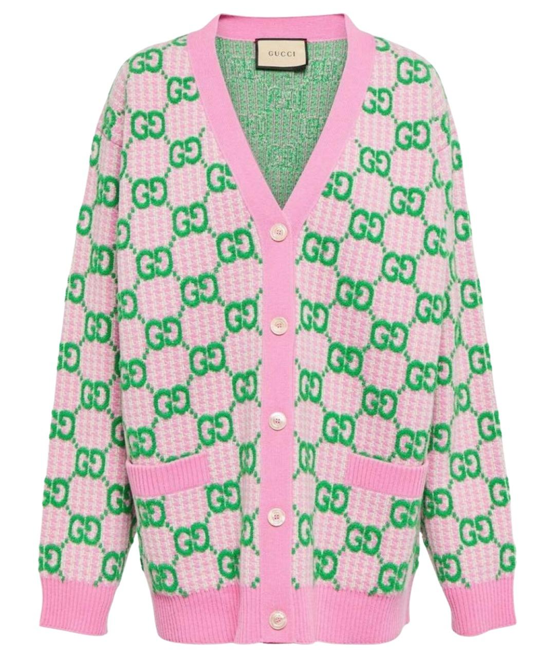 GUCCI Розовый кардиган, фото 1