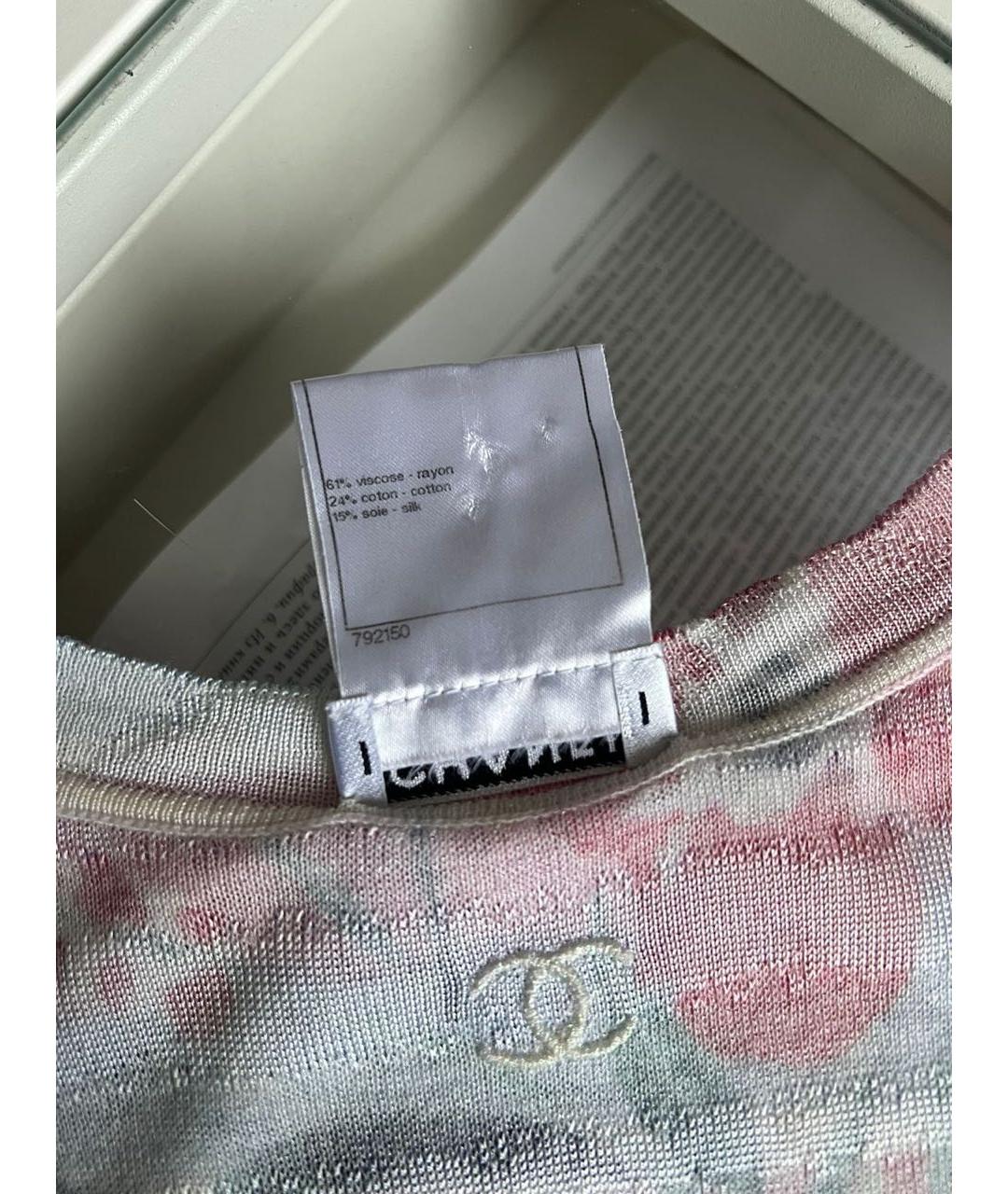 CHANEL Мульти вискозное повседневное платье, фото 7