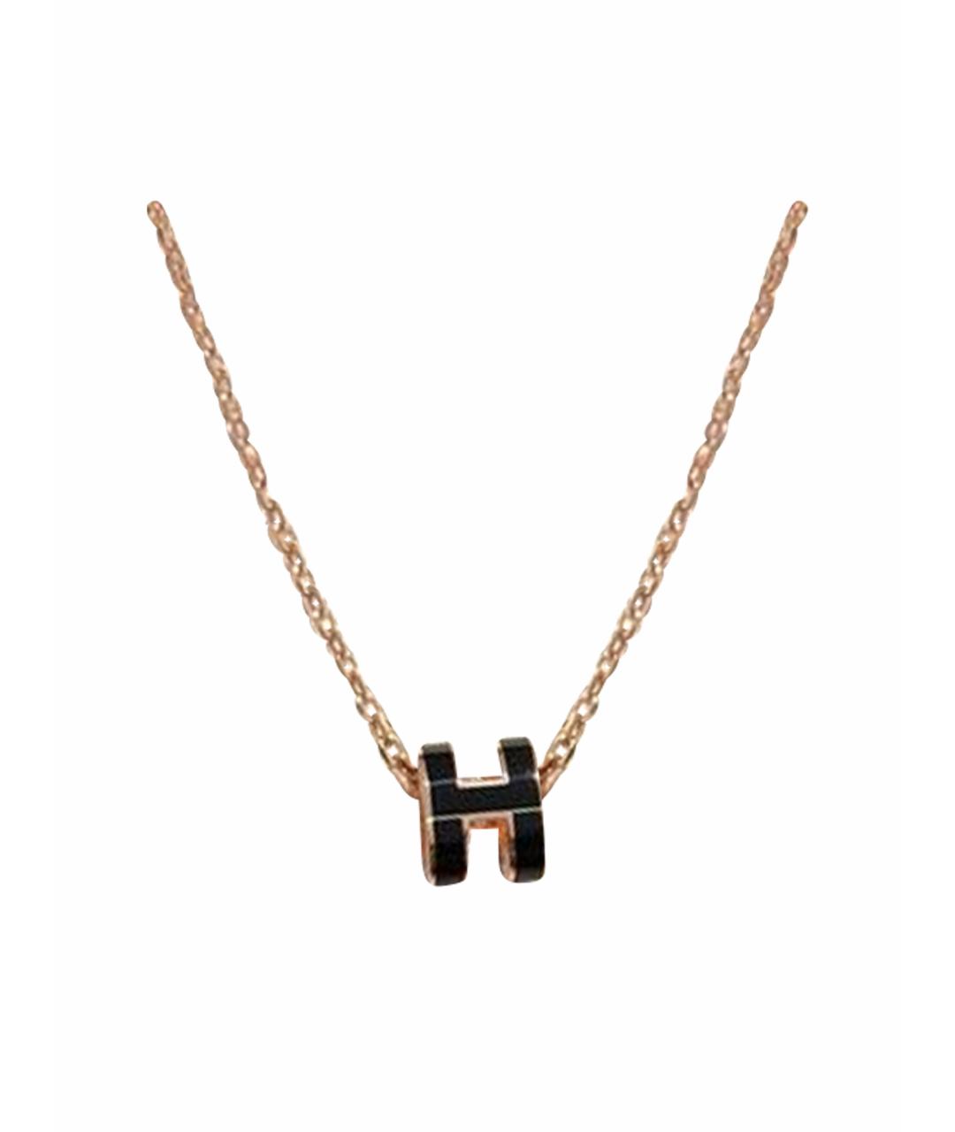 HERMES Золотое колье, фото 1