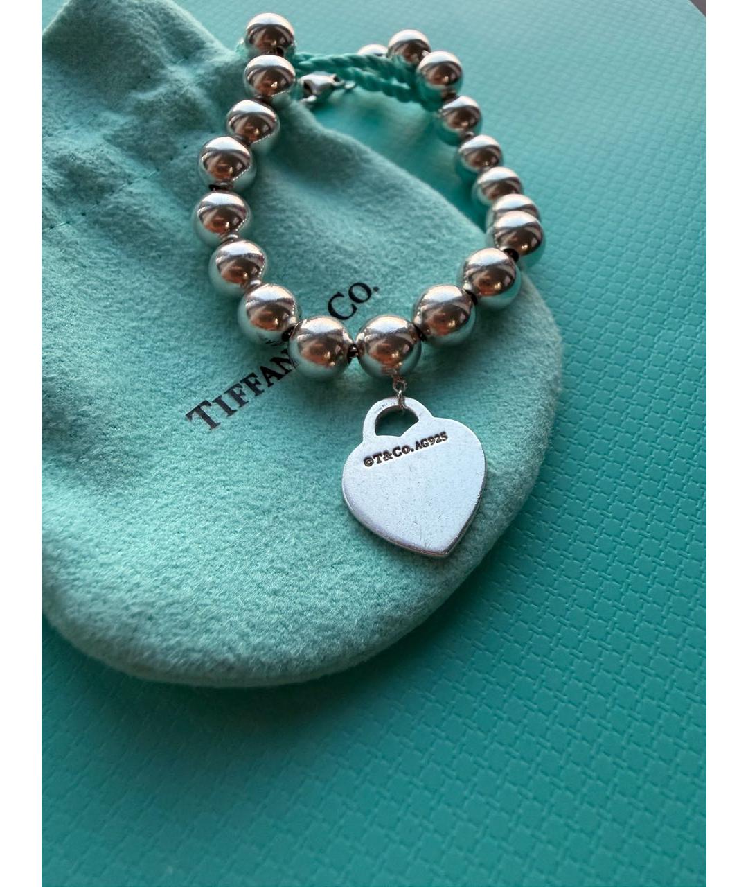 TIFFANY&CO Серебряный серебряный браслет, фото 4