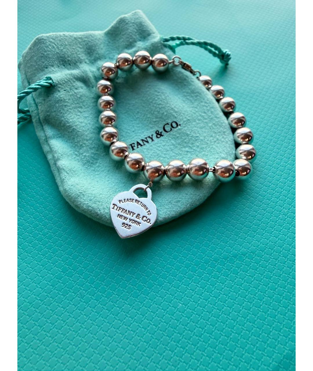 TIFFANY&CO Серебряный серебряный браслет, фото 3