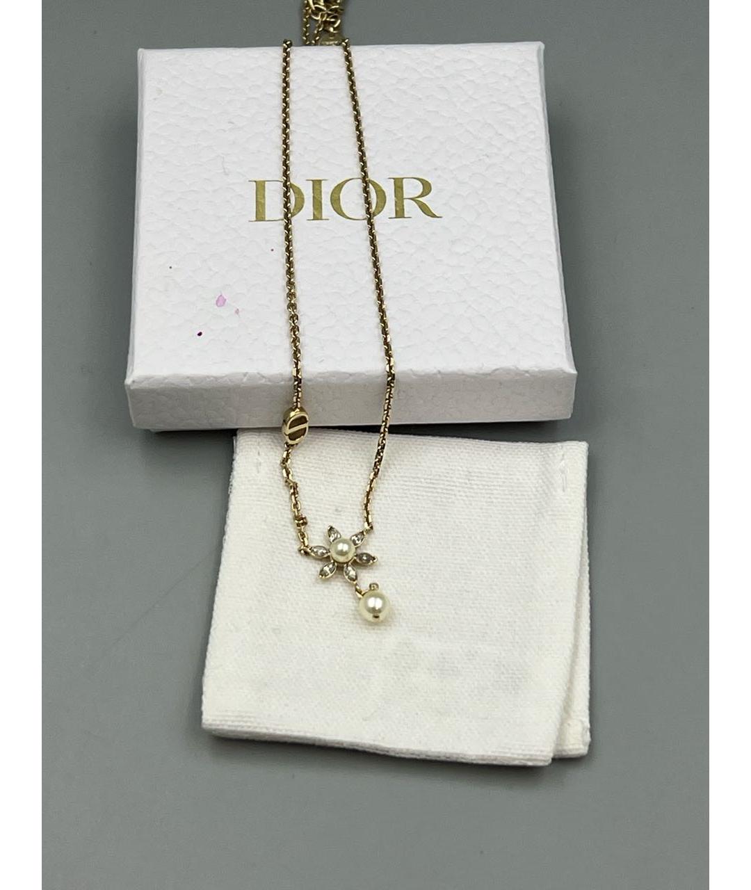 CHRISTIAN DIOR Золотое колье, фото 6