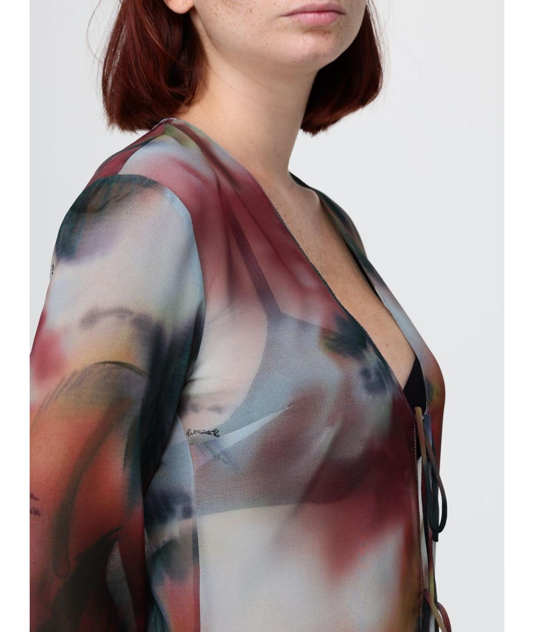 PATRIZIA PEPE Белая полиэстеровая туника, фото 3