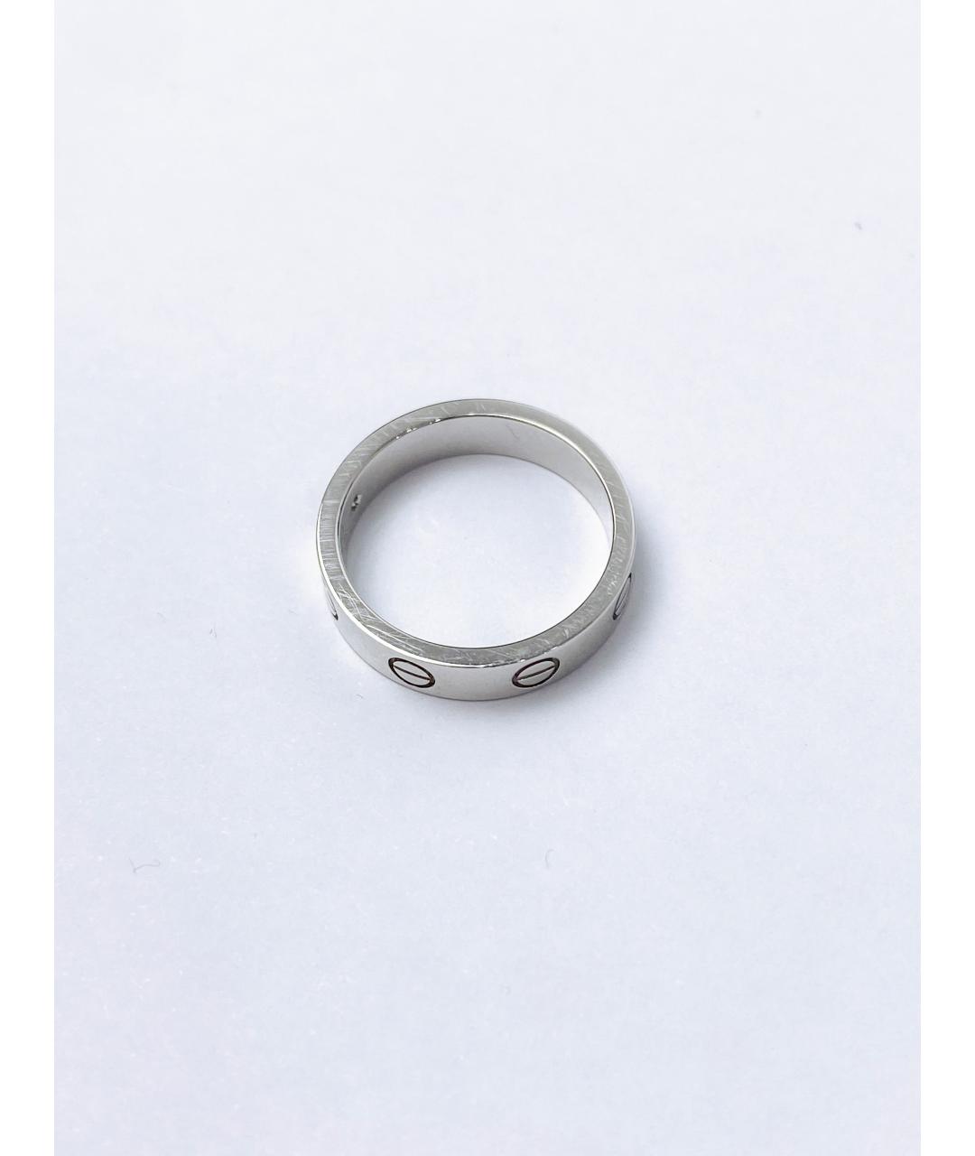 CARTIER Серебряное кольцо из белого золота, фото 4