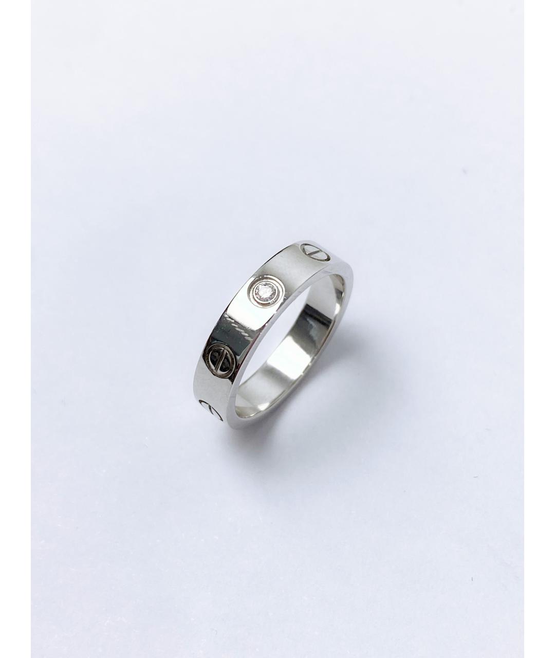 CARTIER Серебряное кольцо из белого золота, фото 2