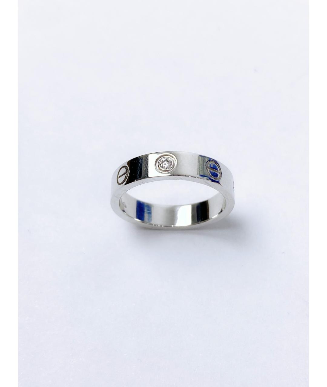 CARTIER Серебряное кольцо из белого золота, фото 5