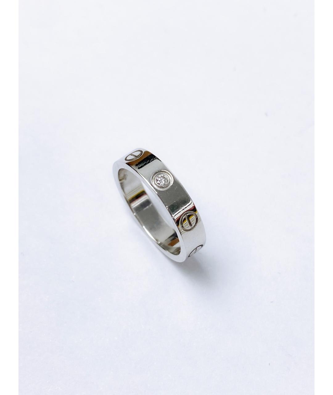 CARTIER Серебряное кольцо из белого золота, фото 3