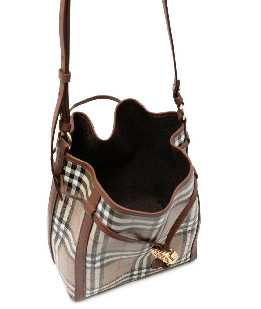 BURBERRY Мульти хлопковая сумка через плечо, фото 5