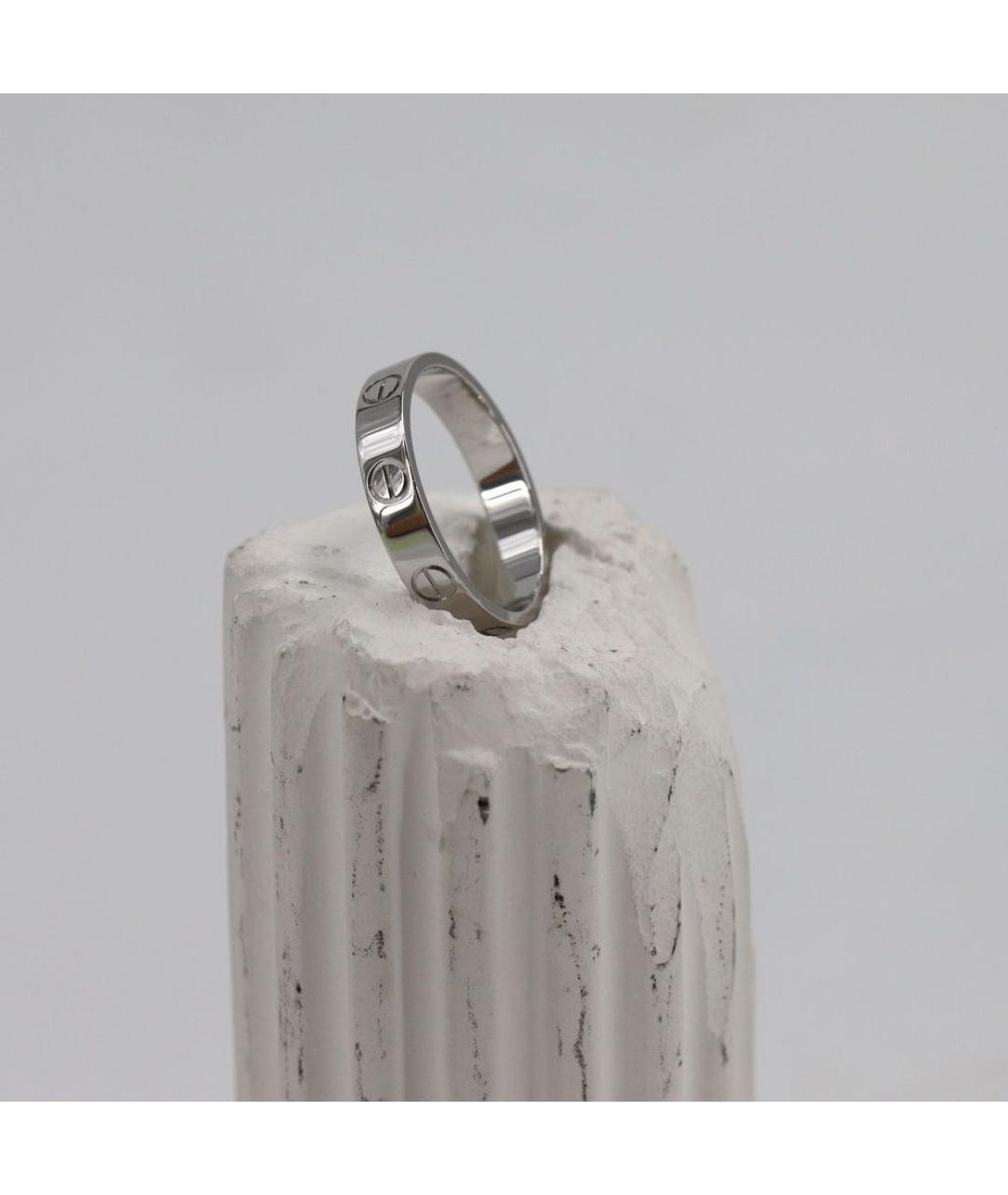 CARTIER Серебряное кольцо из белого золота, фото 3