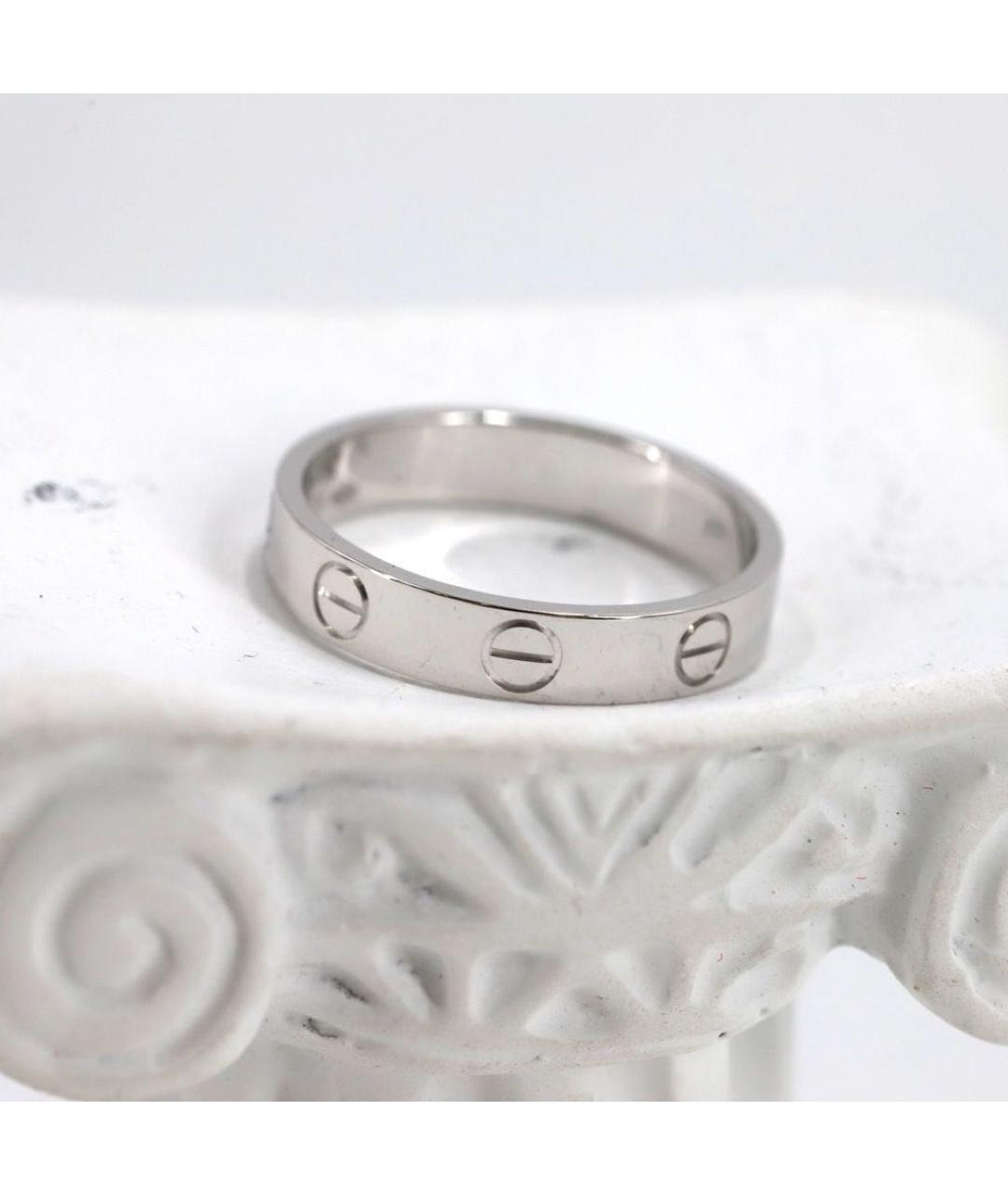 CARTIER Серебряное кольцо из белого золота, фото 2