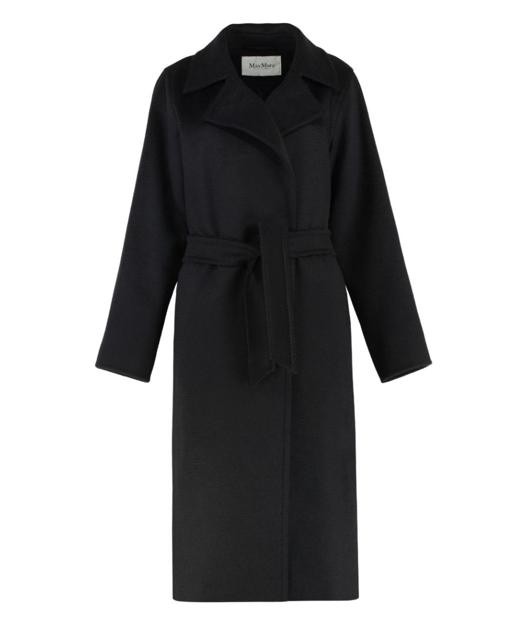 MAX MARA Черное шерстяное пальто, фото 1
