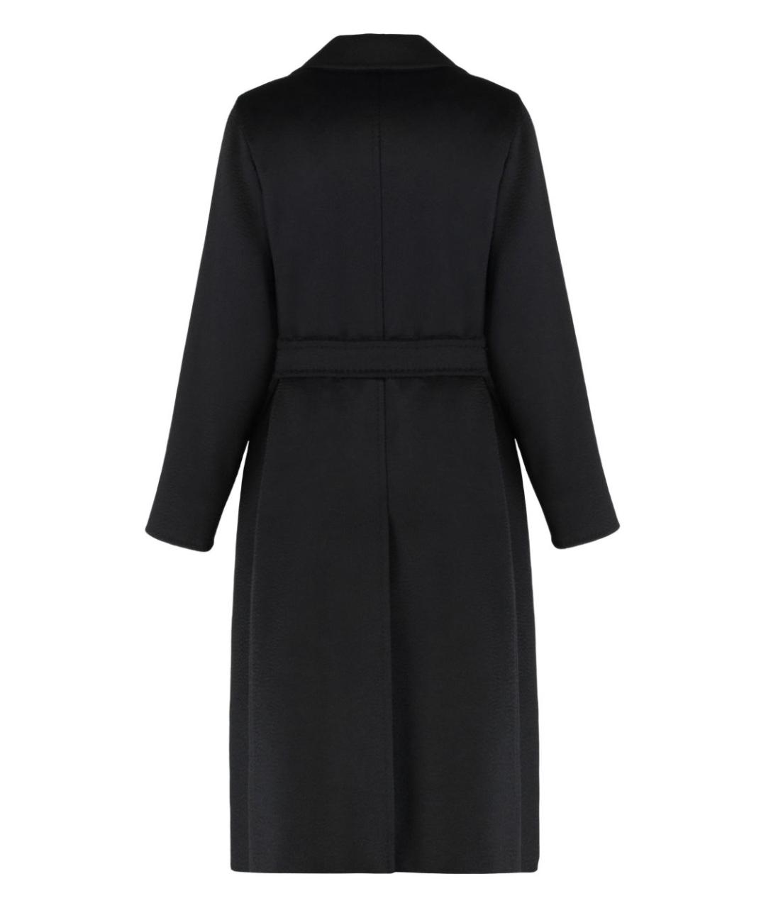 MAX MARA Черное шерстяное пальто, фото 2
