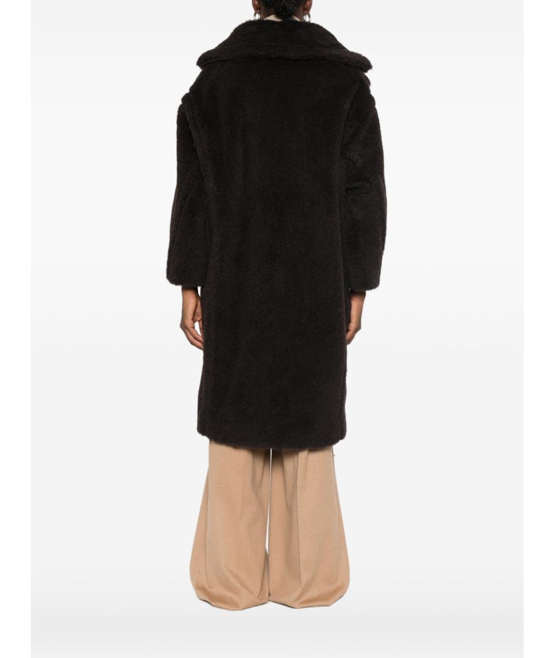 MAX MARA Коричневое шерстяное пальто, фото 2