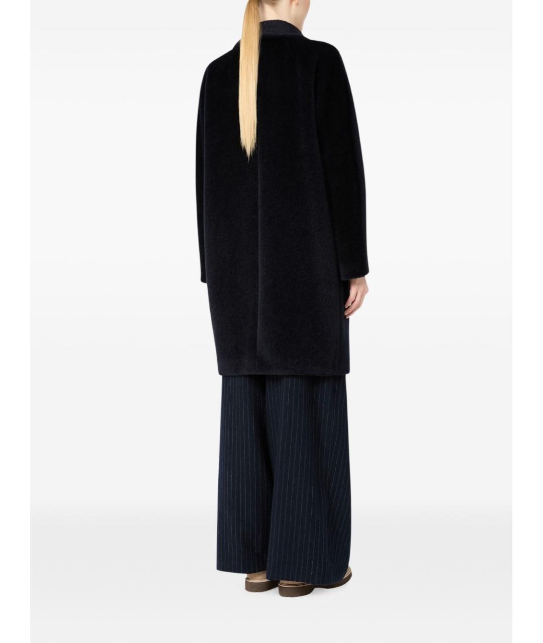 'S MAX MARA Синее шерстяное пальто, фото 3