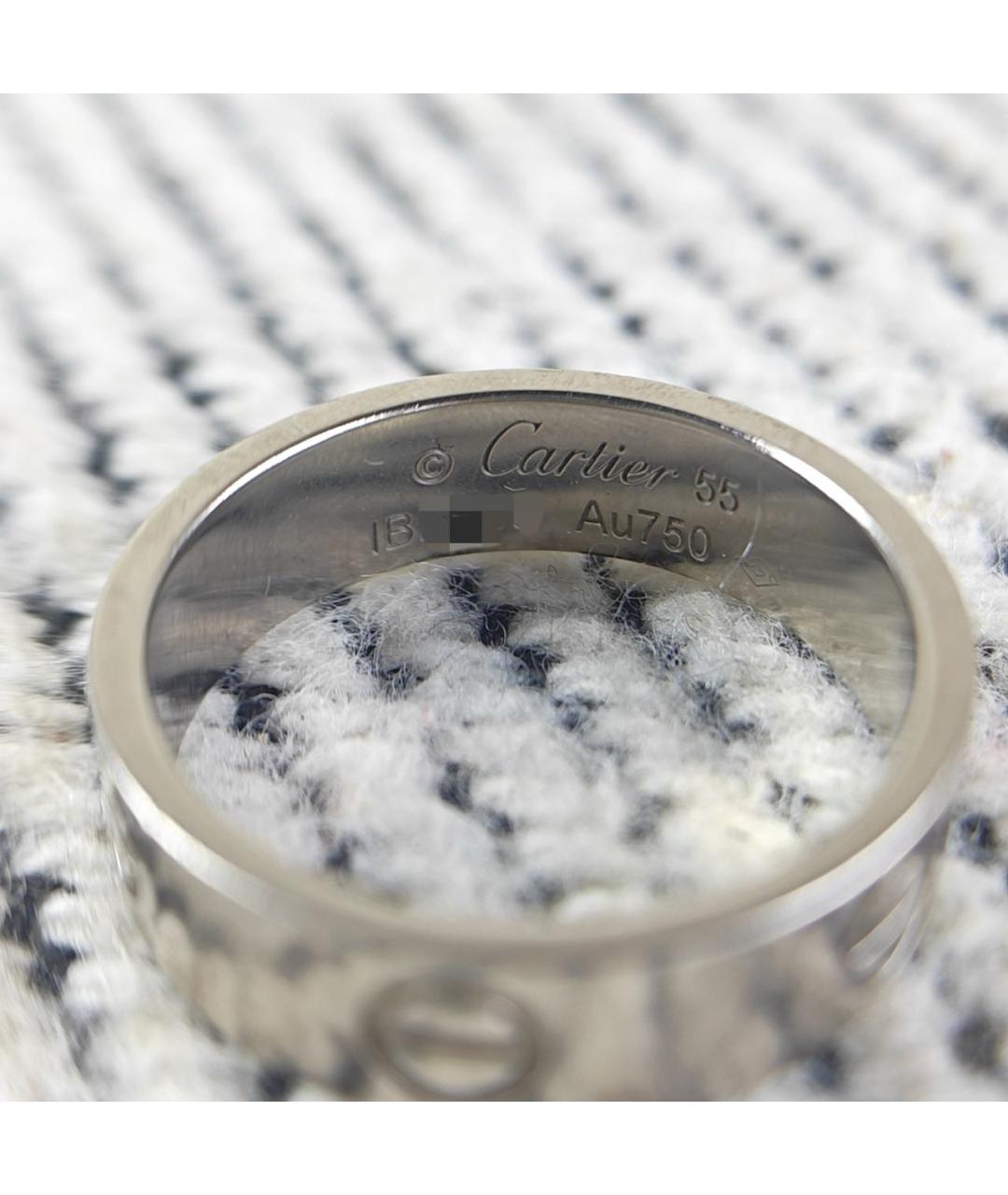 CARTIER Серебряное кольцо из белого золота, фото 4