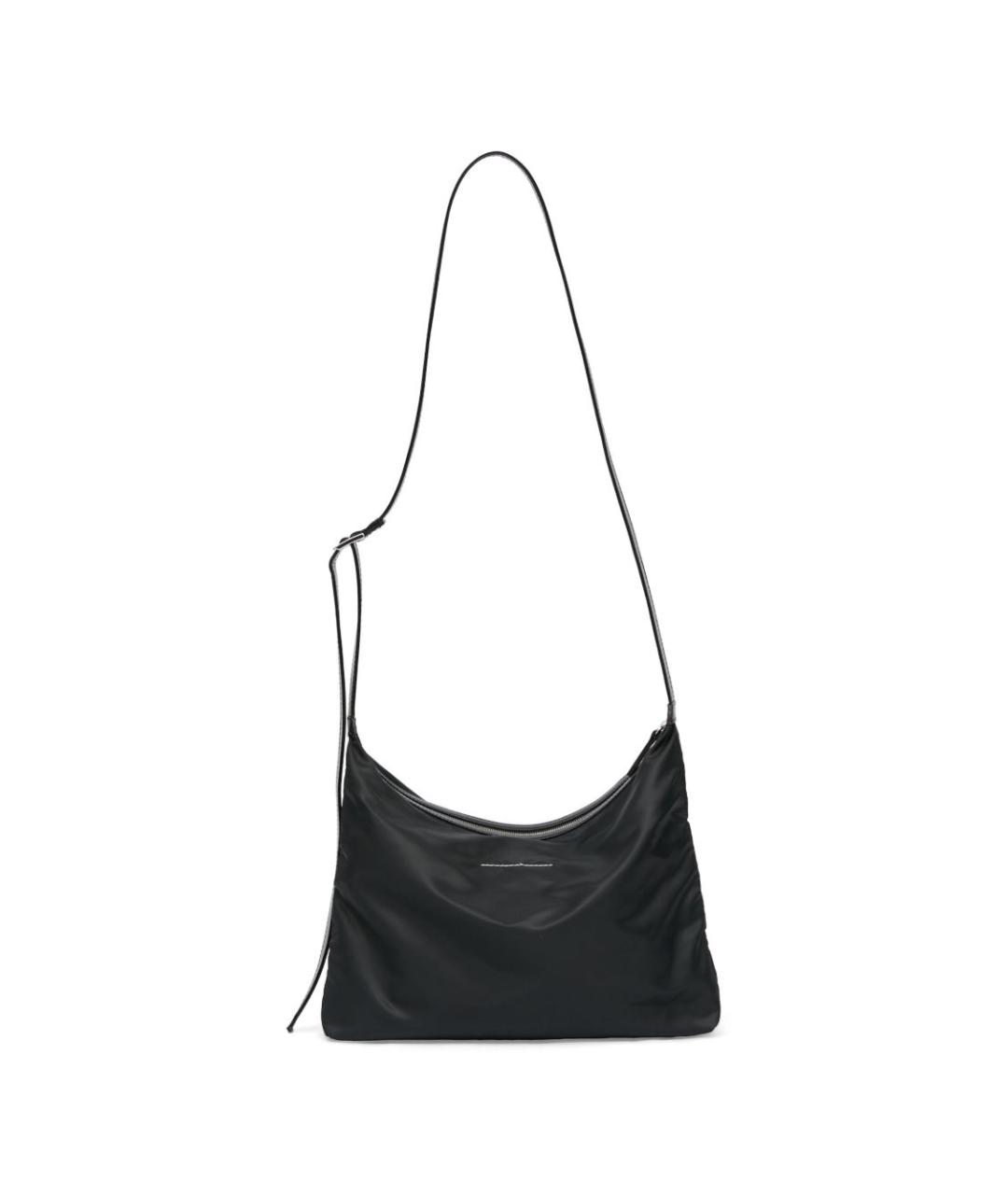 MM6 MAISON MARGIELA Черная нейлоновая сумка через плечо, фото 3