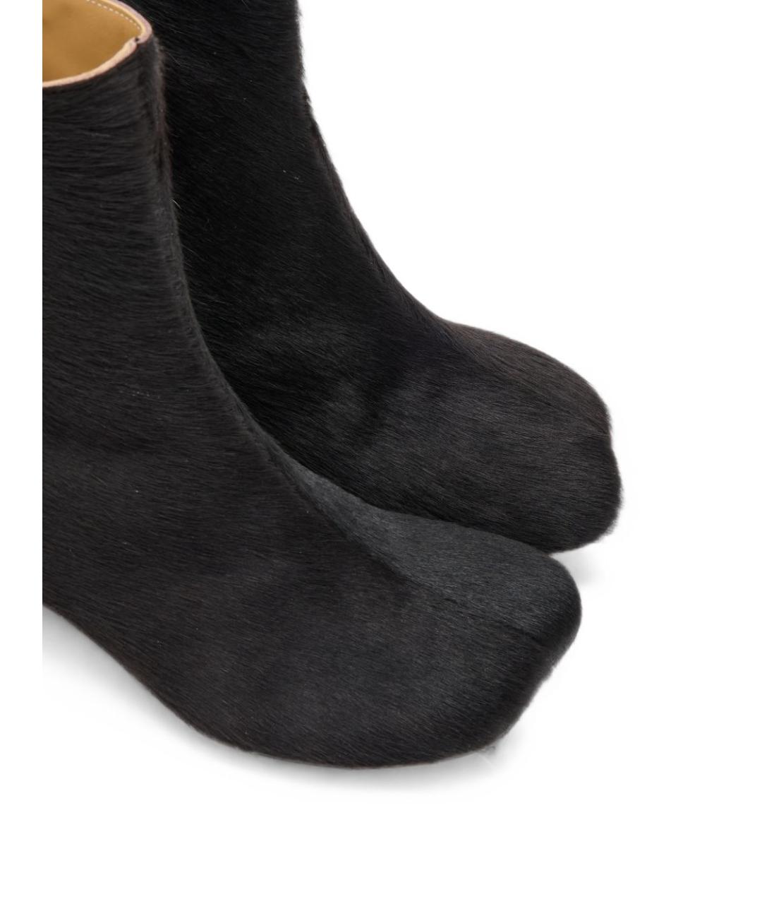 MM6 MAISON MARGIELA Коричневые кожаные ботильоны, фото 7