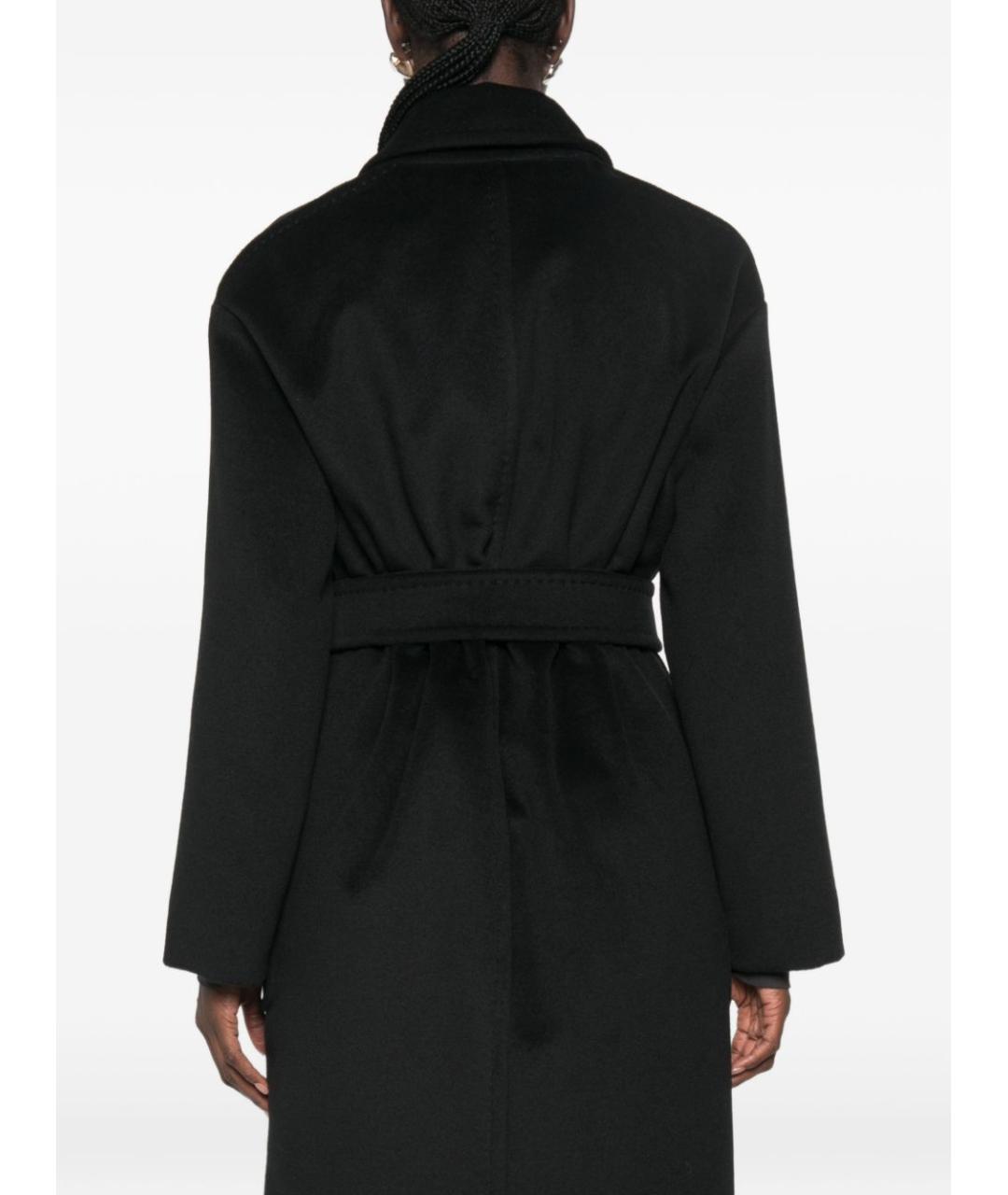 MAX MARA Черное шерстяное пальто, фото 5