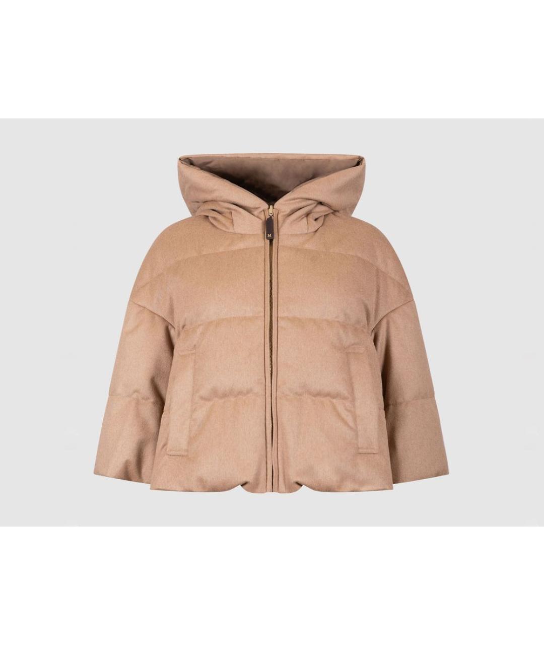MAX MARA Бежевая шерстяная куртка, фото 7