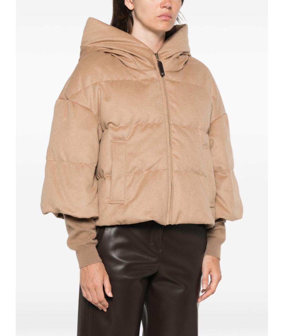 MAX MARA Бежевая шерстяная куртка, фото 2