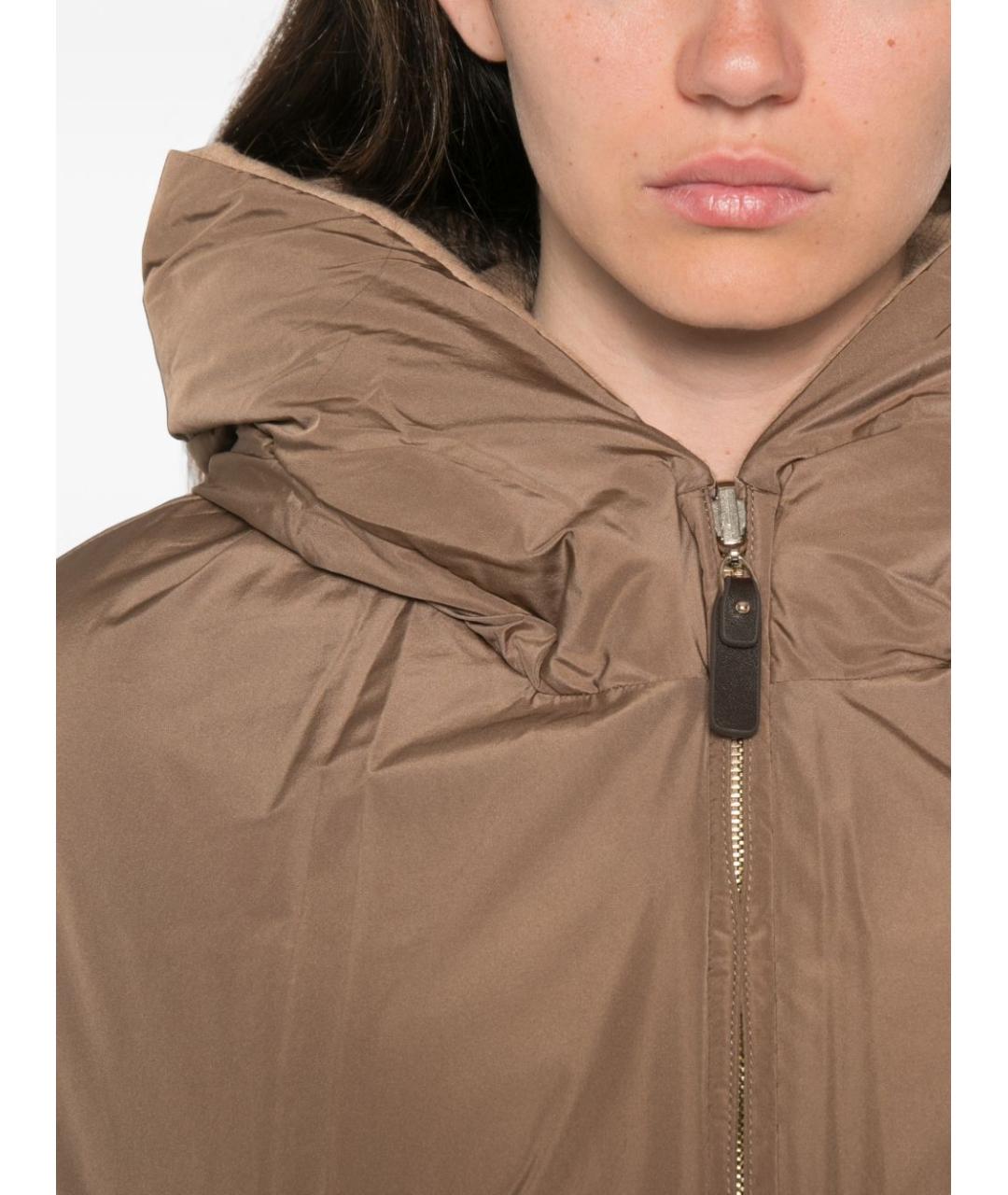 MAX MARA Бежевая шерстяная куртка, фото 5