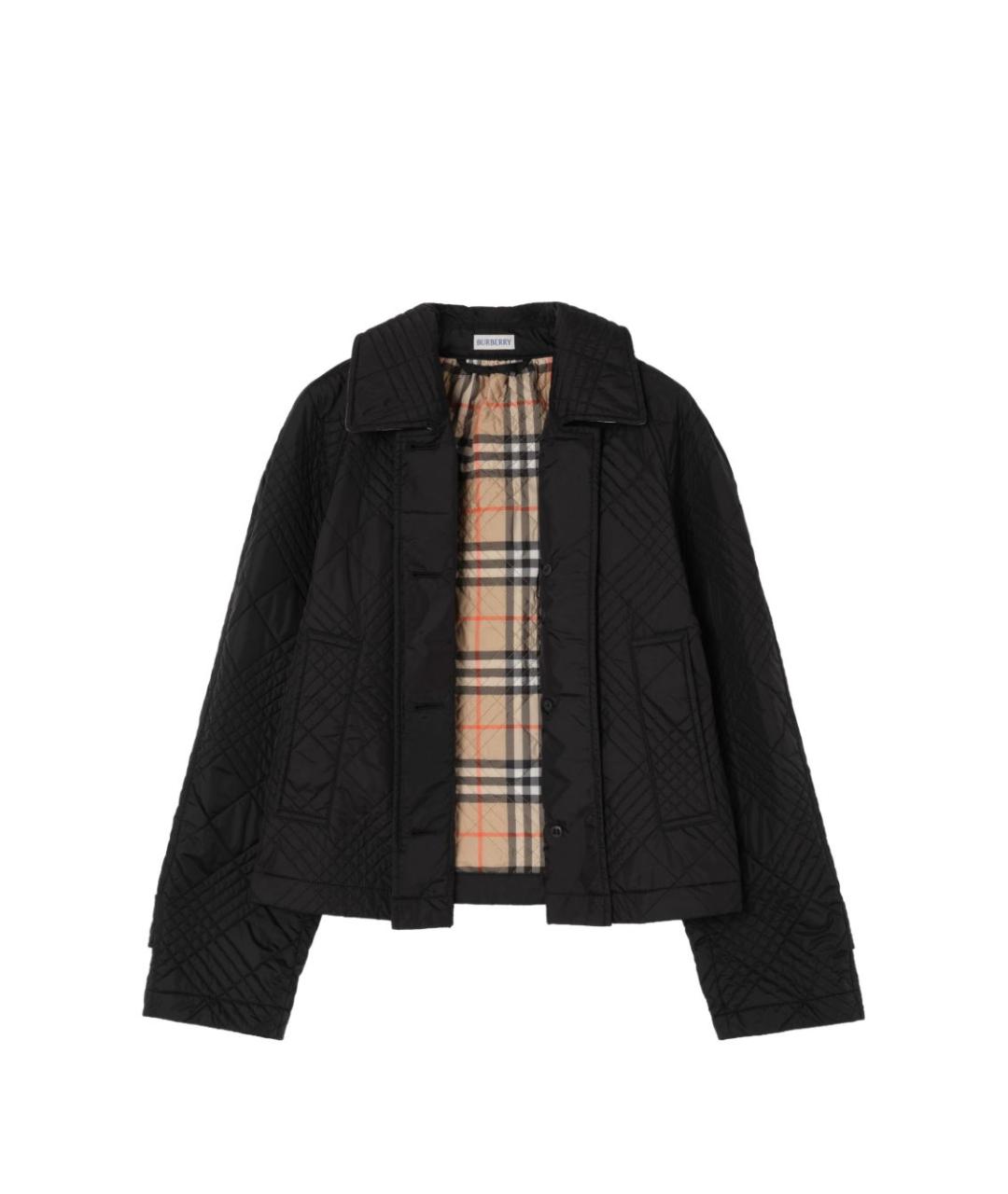 BURBERRY Черная куртка, фото 2