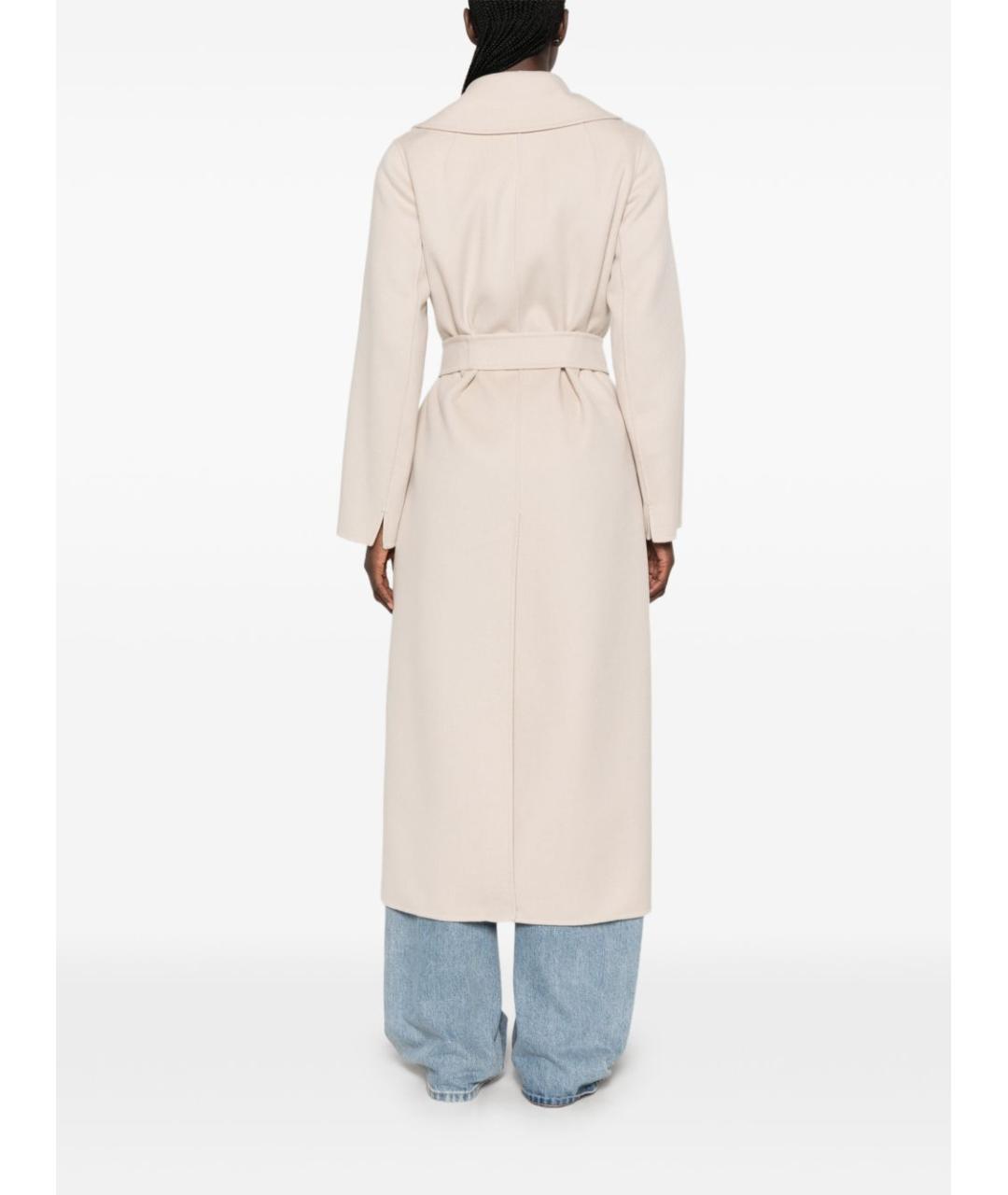 'S MAX MARA Бежевое шерстяное пальто, фото 5