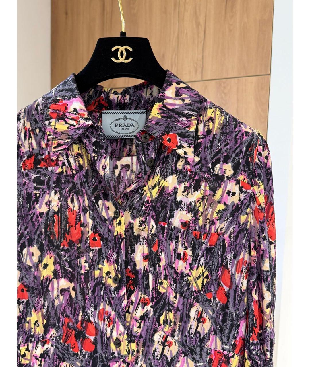 PRADA Мульти повседневное платье, фото 2