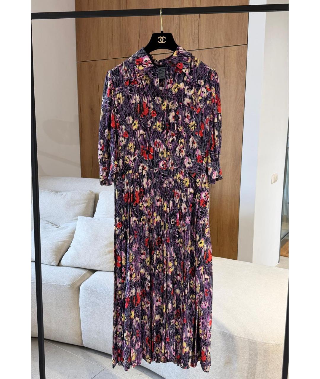 PRADA Мульти повседневное платье, фото 3