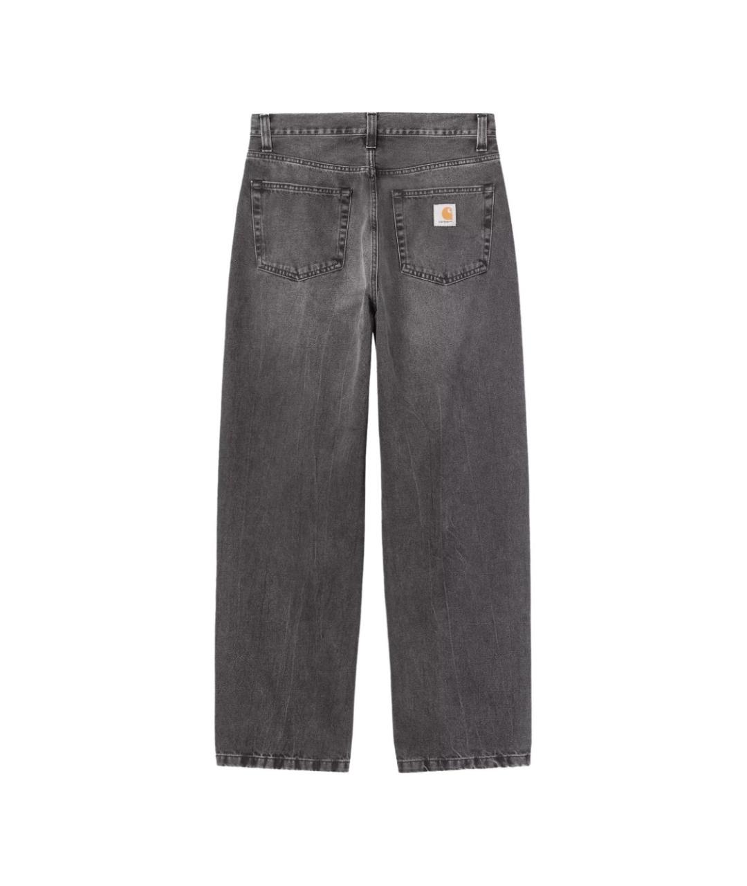 CARHARTT WIP Черные хлопковые джинсы, фото 2