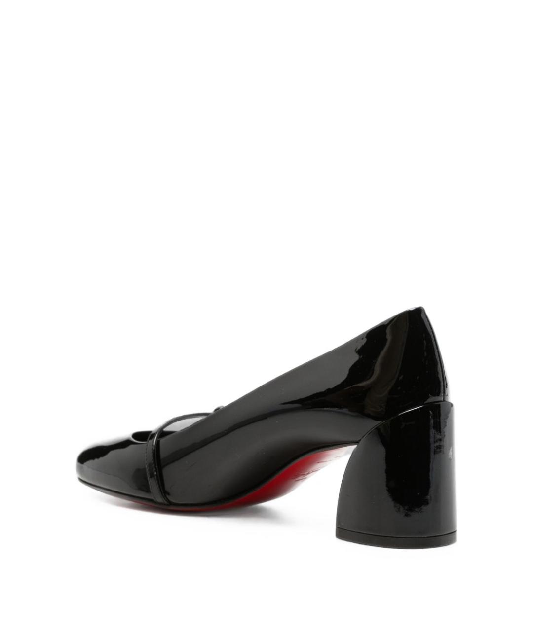 CHRISTIAN LOUBOUTIN Черные туфли из лакированной кожи, фото 4