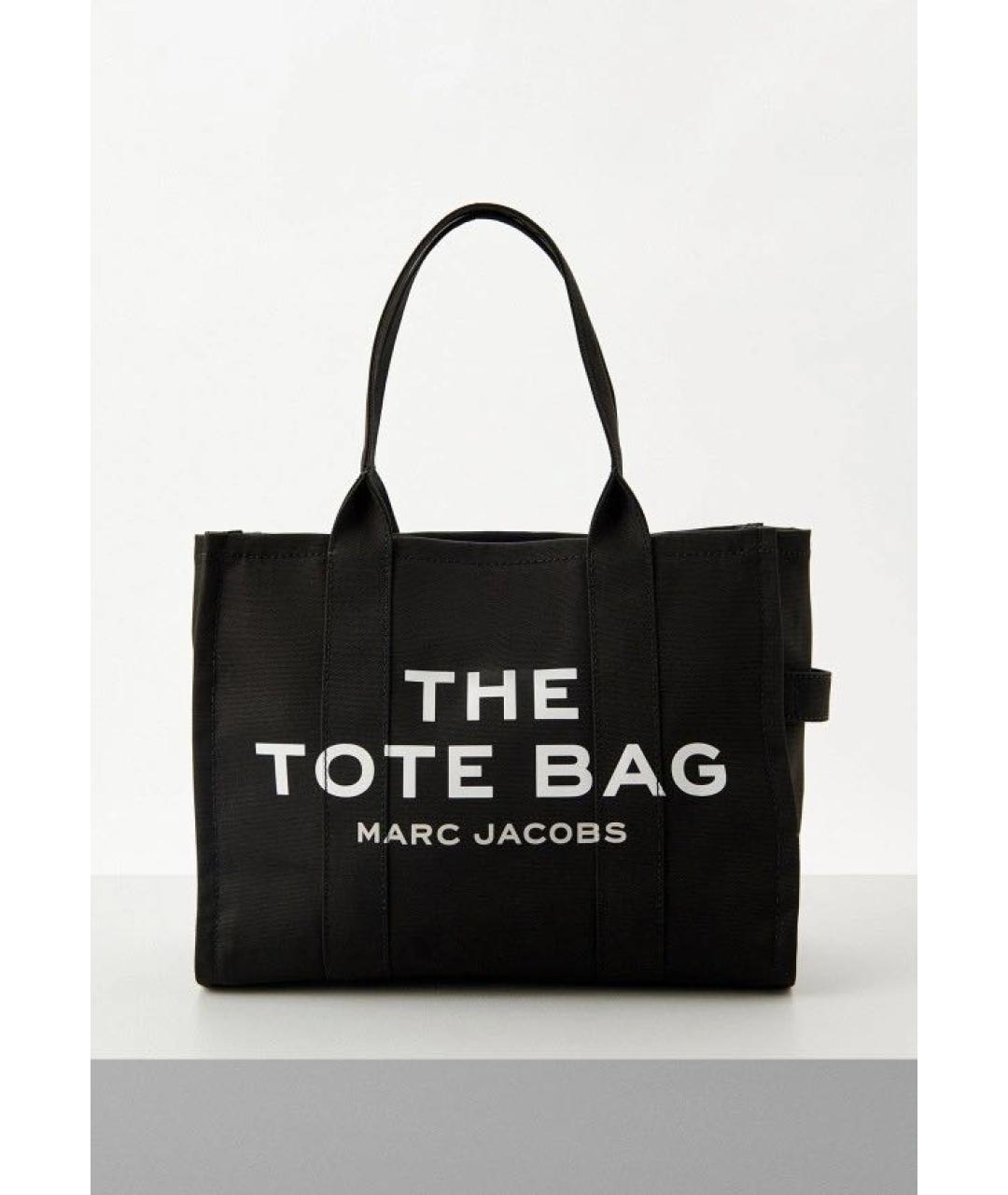 MARC JACOBS Черная хлопковая сумка тоут, фото 9