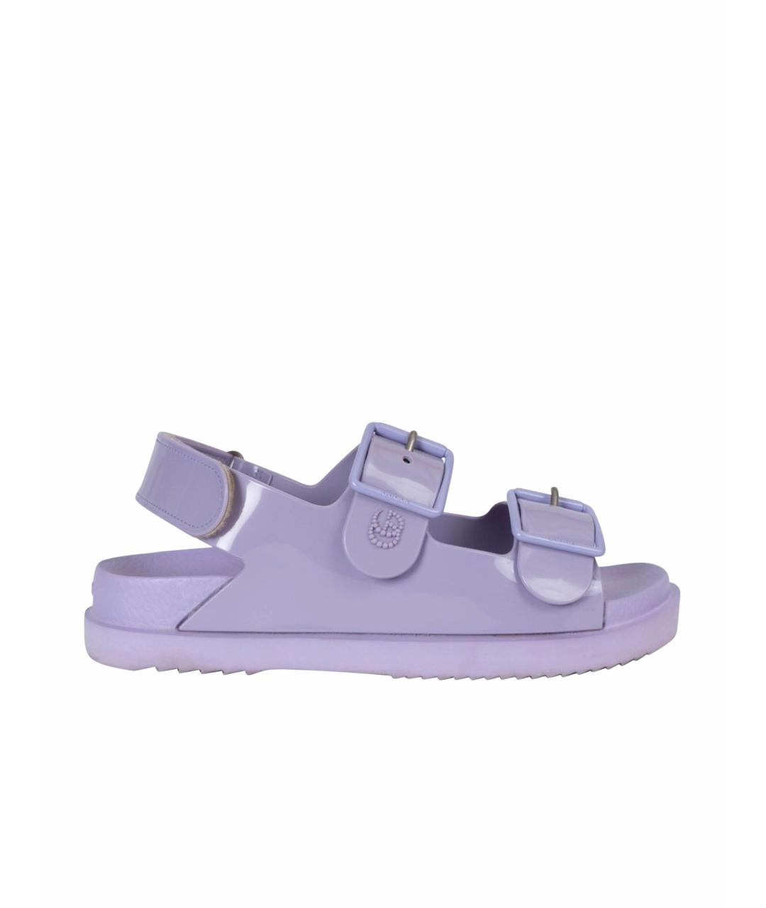 GUCCI Фиолетовые сандалии, фото 1
