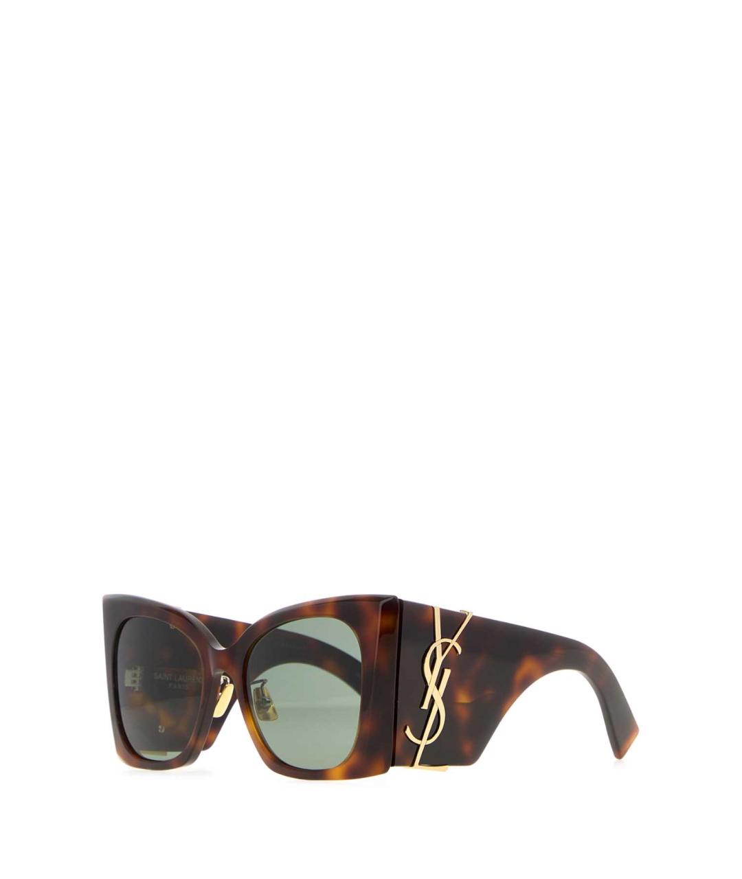 SAINT LAURENT Мульти пластиковые солнцезащитные очки, фото 1