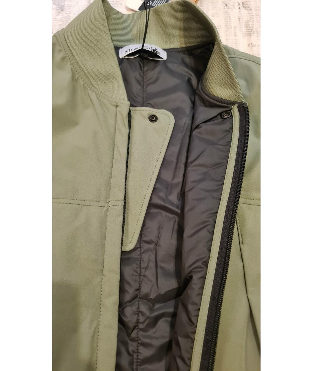 STONE ISLAND Зеленый жилет, фото 6